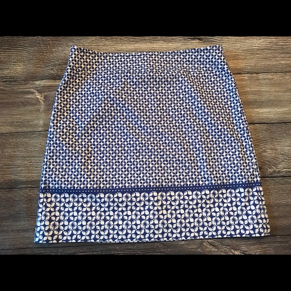 Talbots Dresses & Skirts - Talbots Blue print skirt size 12